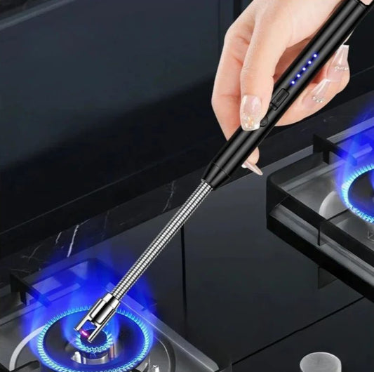 SparkLite Pro™ Electric Gas Lighter – Rechargeable, Flameless & Windproof for Safe Kitchen Use